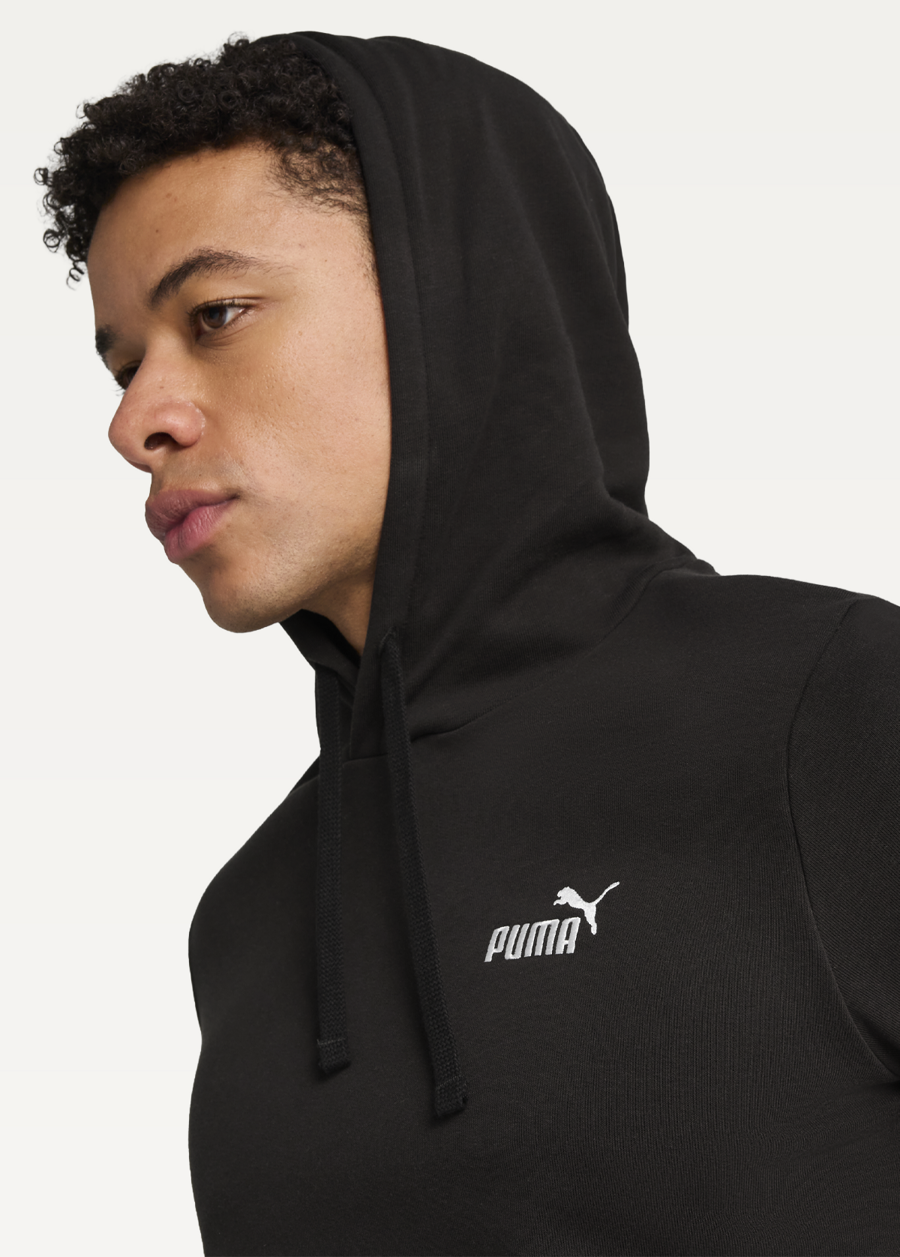 Худі чоловіче PUMA ESS Small No. 1 Logo Hoodie чорного кольору