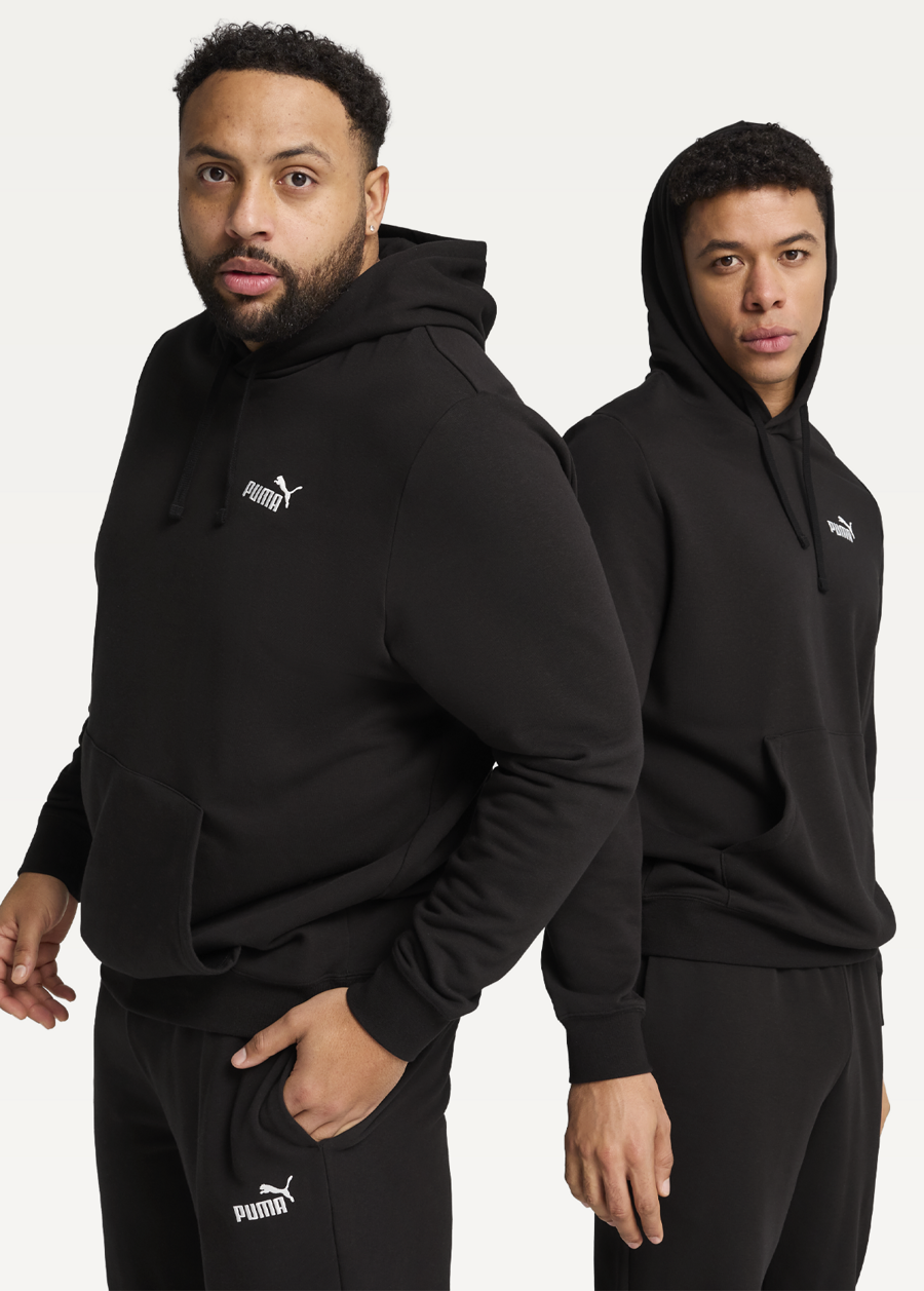 Худі чоловіче PUMA ESS Small No. 1 Logo Hoodie чорного кольору