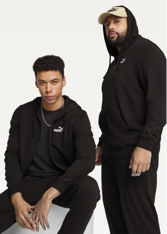 Худі чоловіче PUMA ESS Full-Zip Hoodie чорного кольору