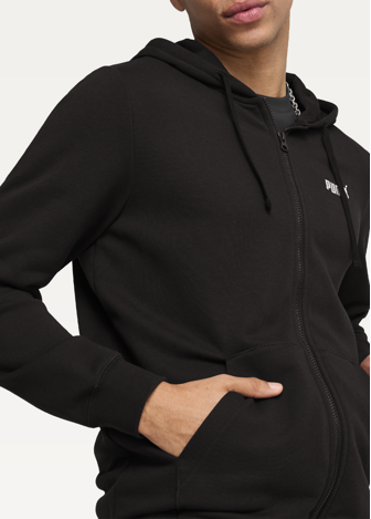 Худі чоловіче PUMA ESS Full-Zip Hoodie чорного кольору