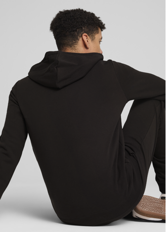 Худі чоловіче PUMA ESS Full-Zip Hoodie чорного кольору