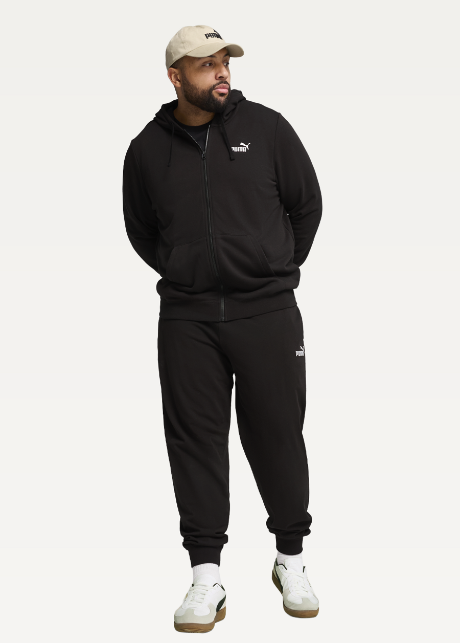 Худі чоловіче PUMA ESS Full-Zip Hoodie чорного кольору