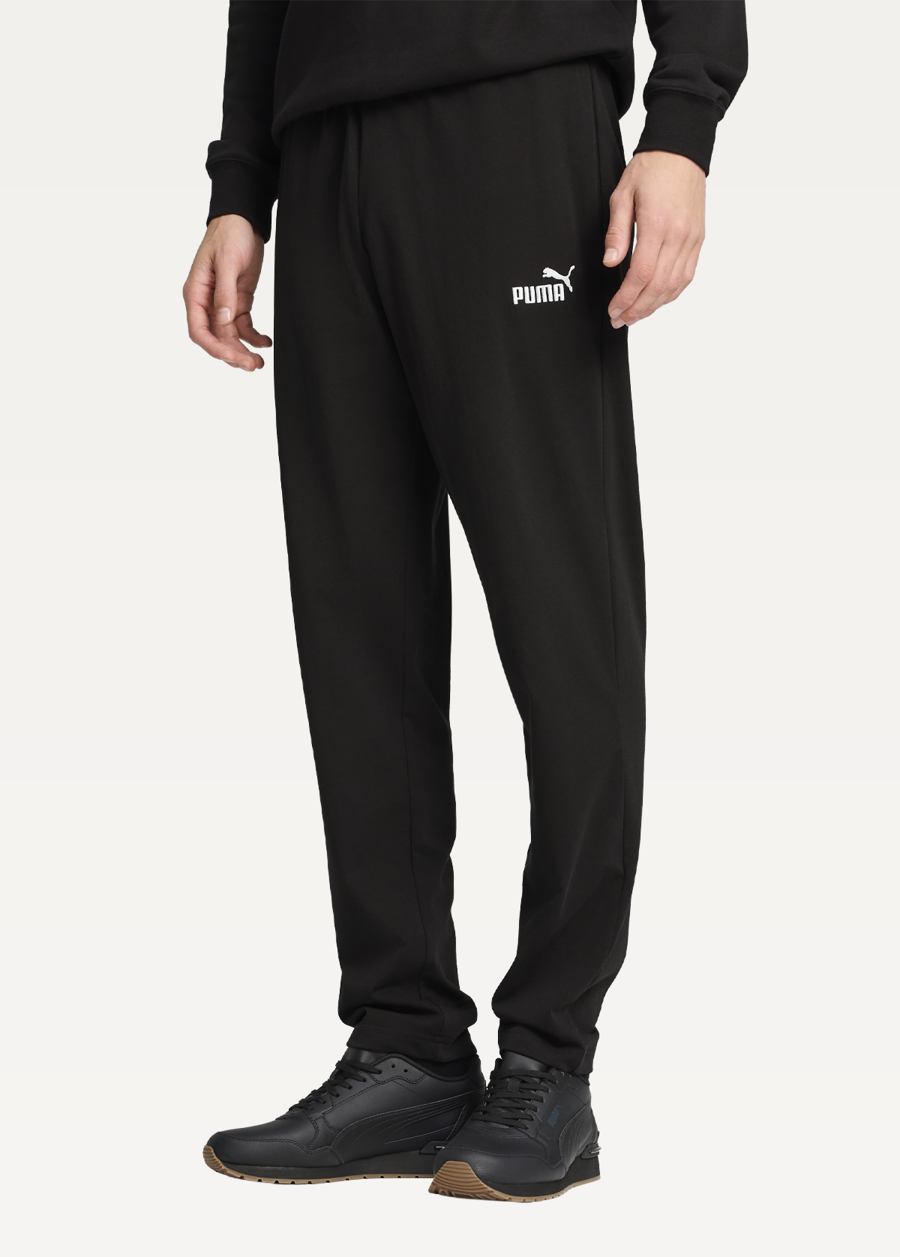 Штани спортивні чоловічі PUMA ESS No. 1 Logo Jersey Pants чорного кольору