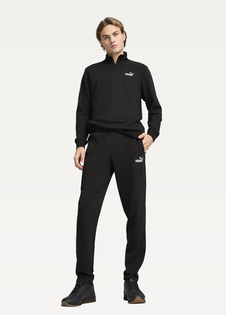 Штани спортивні чоловічі PUMA ESS No. 1 Logo Jersey Pants чорного кольору