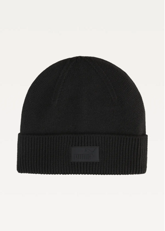 Шапка PUMA ESS ELEVATED Low Crown Unisex Beanie черного цвета