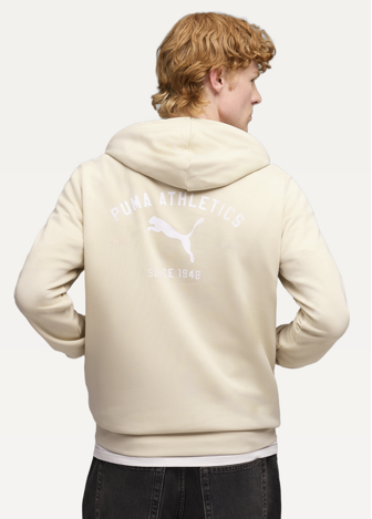 Худи мужское PUMA CLASS Graphic Hoodie Alpine Snow