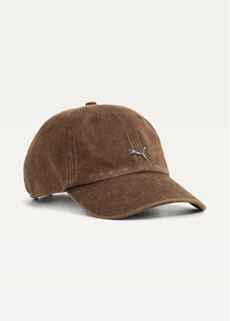 Кепка PUMA WARDROBE ESS METAL Dad Cap Chocolate Brown