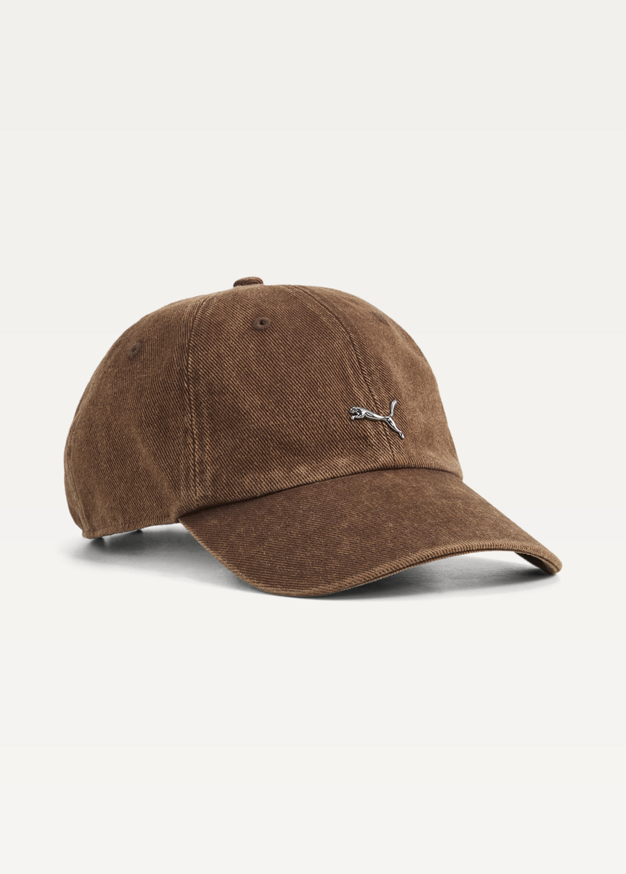 Кепка PUMA WARDROBE ESS METAL Dad Cap Chocolate Brown