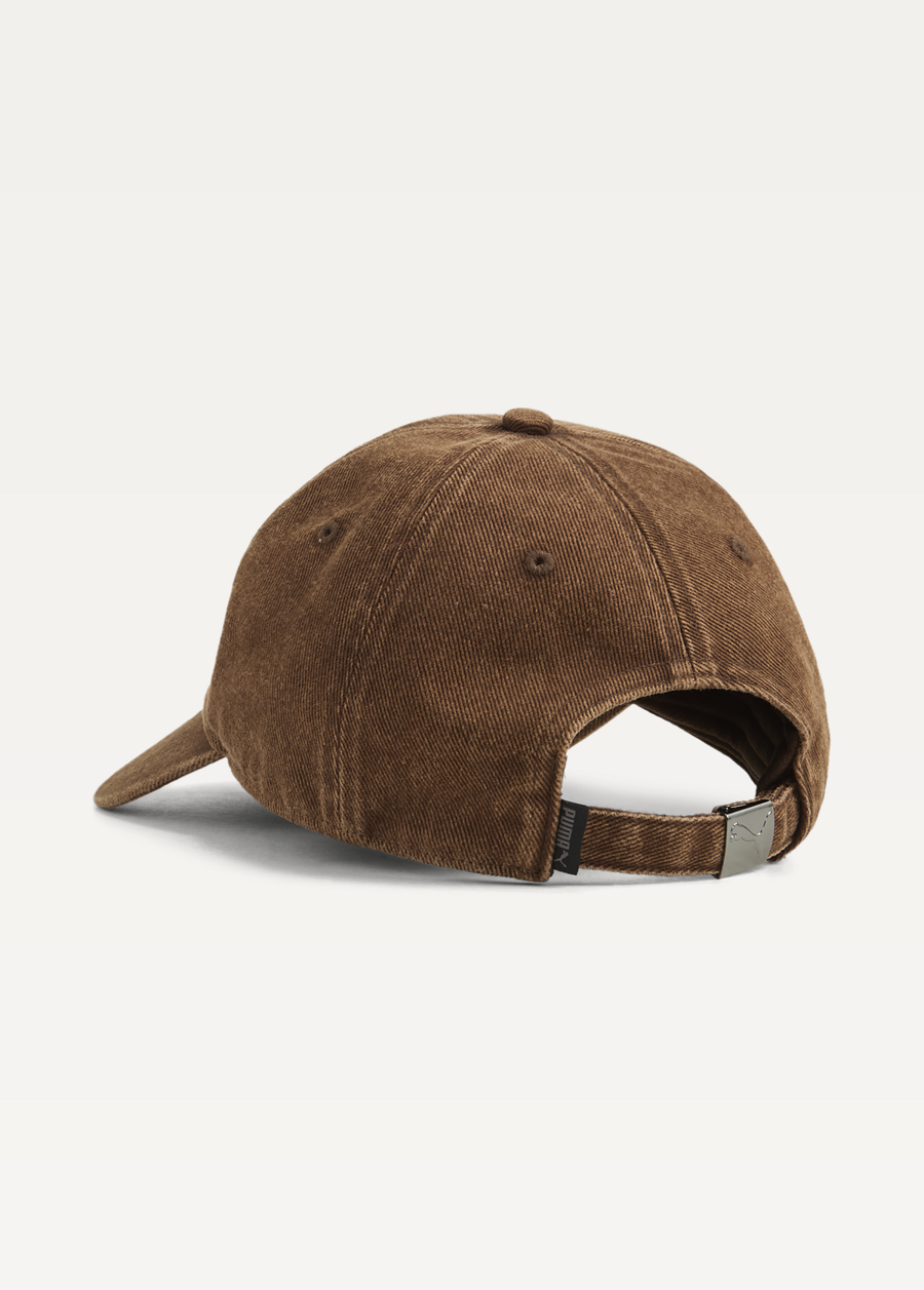 Кепка PUMA WARDROBE ESS METAL Dad Cap Chocolate Brown