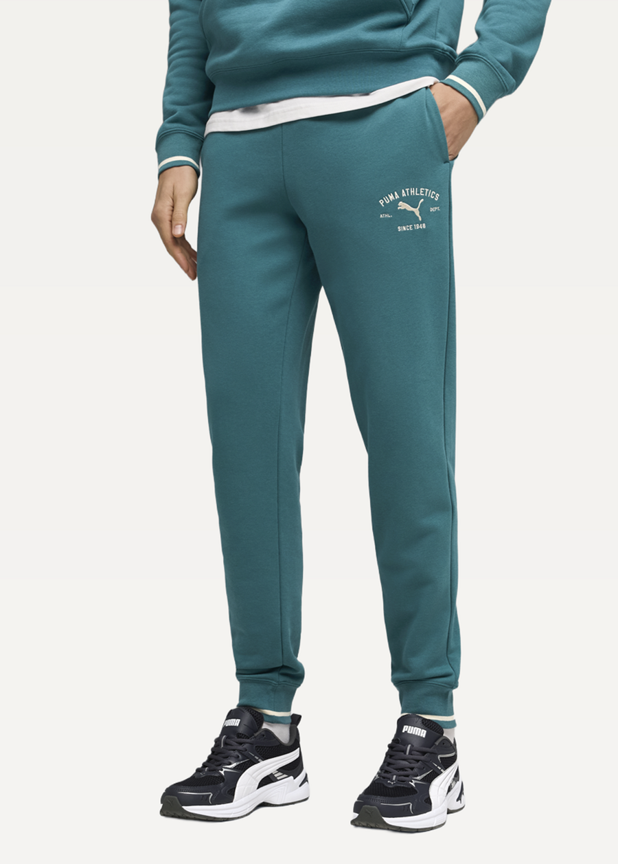 Спортивні штани чоловічі PUMA CLASS Sweatpants Emerald Ice
