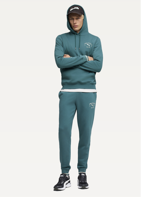 Спортивні штани чоловічі PUMA CLASS Sweatpants Emerald Ice
