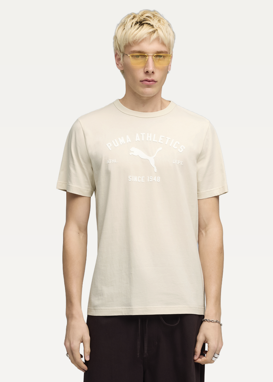 Футболка чоловіча PUMA CLASS Graphic Tee Alpine Snow