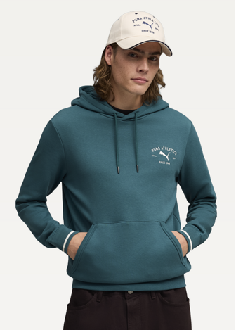 Худі чоловіче PUMA CLASS Graphic Hoodie Emerald Ice