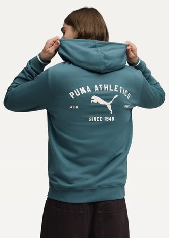 Худі чоловіче PUMA CLASS Graphic Hoodie Emerald Ice