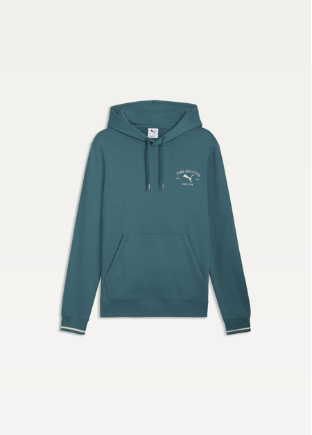 Худи мужское PUMA CLASS Graphic Hoodie Emerald Ice