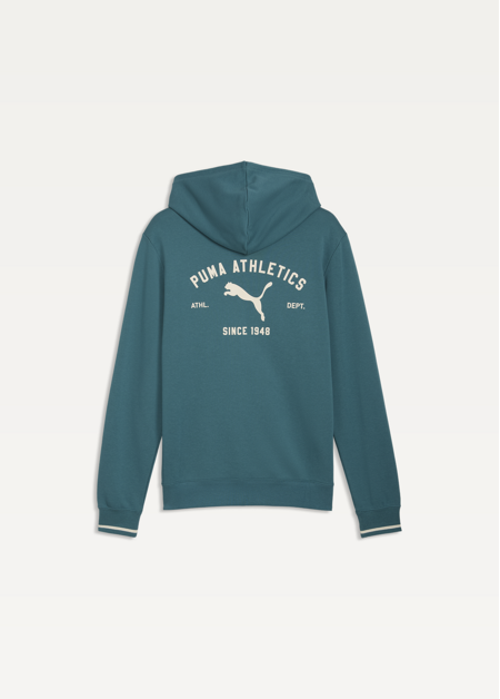 Худи мужское PUMA CLASS Graphic Hoodie Emerald Ice