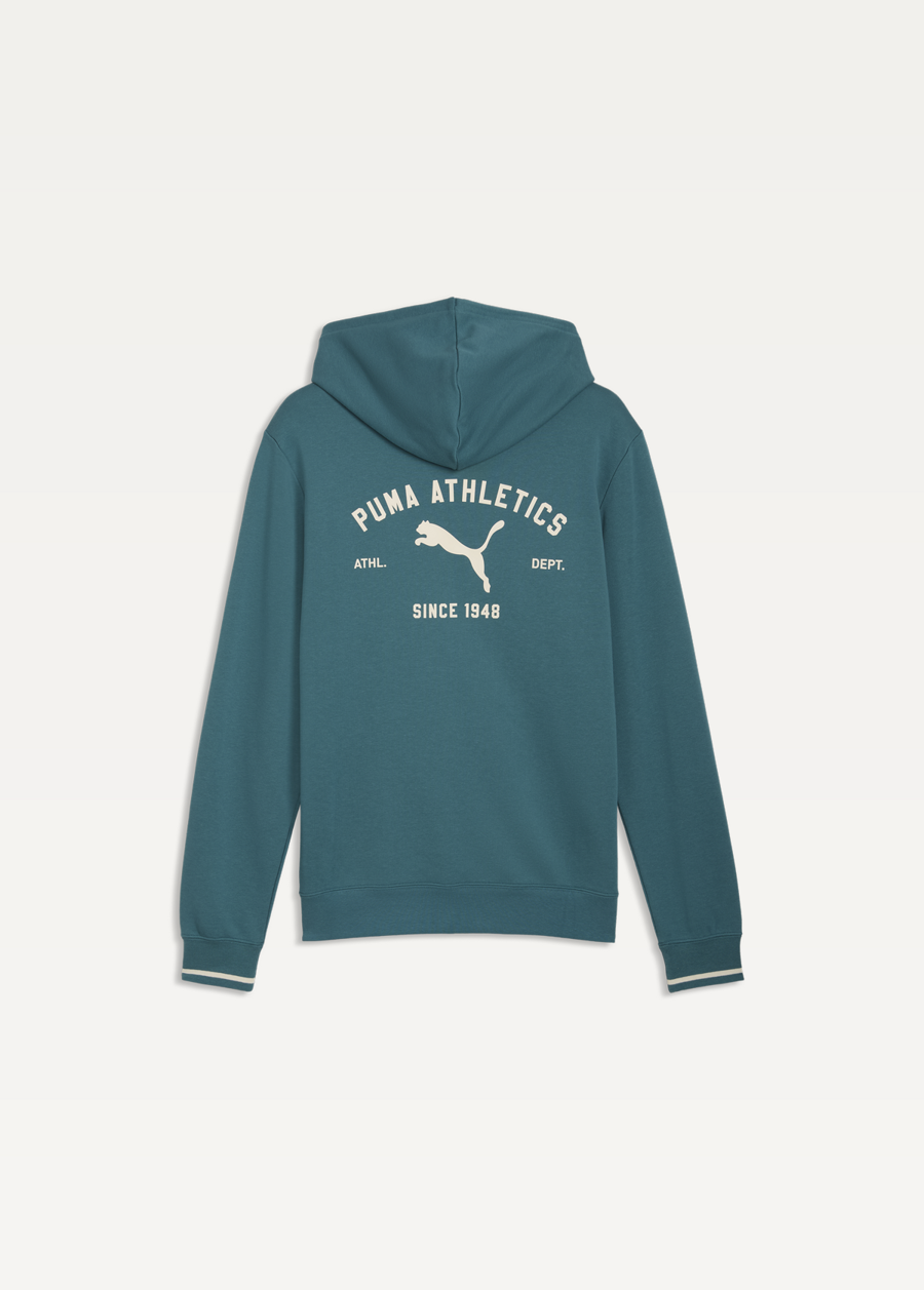 Худи мужское PUMA CLASS Graphic Hoodie Emerald Ice