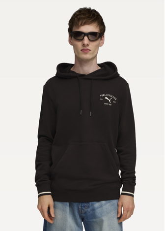Худи мужское PUMA CLASS Graphic Hoodie черного цвета