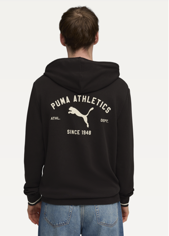 Худи мужское PUMA CLASS Graphic Hoodie черного цвета