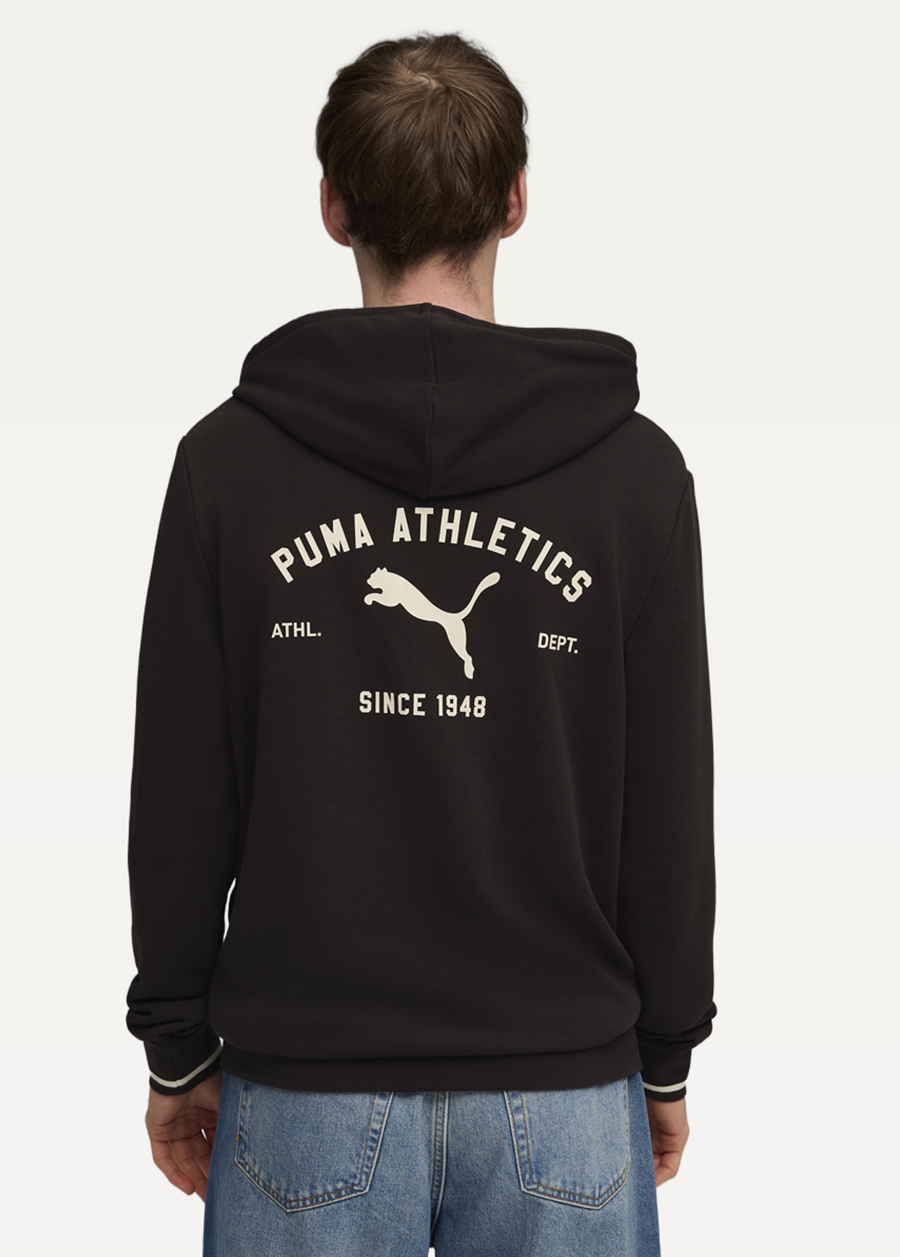 Худі чоловіче PUMA CLASS Graphic Hoodie чорного кольору