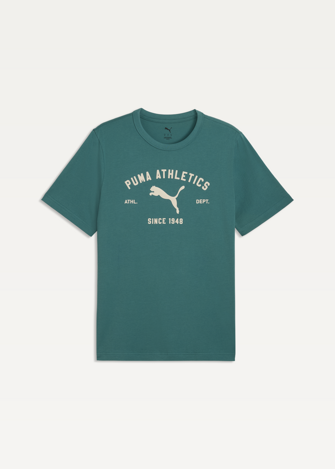 Футболка мужская PUMA CLASS Graphic Tee Emerald Ice