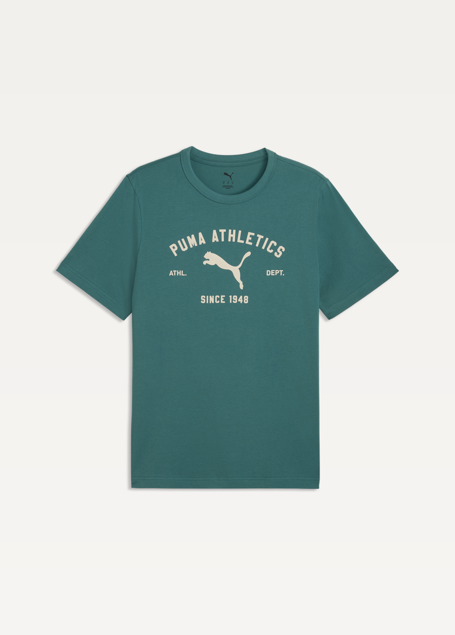 Футболка мужская PUMA CLASS Graphic Tee Emerald Ice