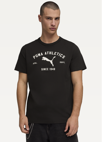 Футболка мужская PUMA CLASS Graphic Tee черного цвета