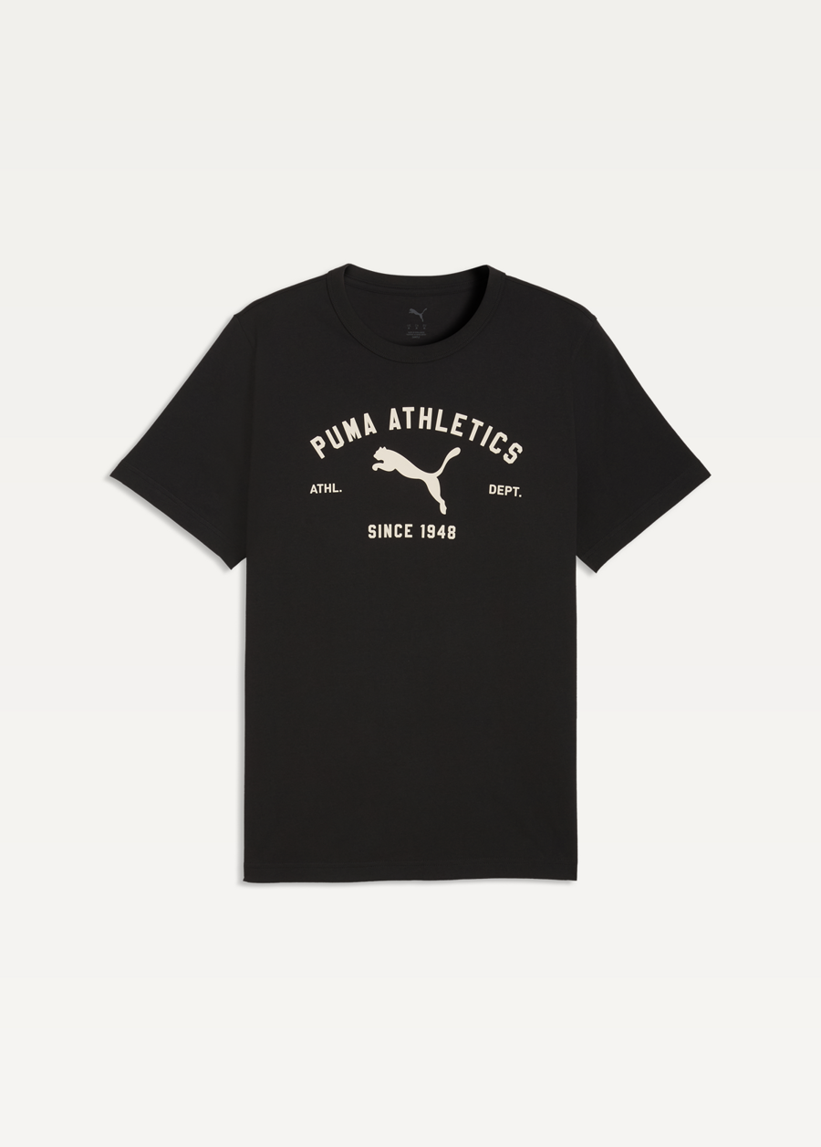 Футболка мужская PUMA CLASS Graphic Tee черного цвета