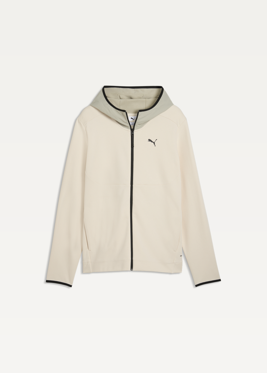 Худи мужское PUMA PUMATECH FULL-ZIP Hoodie Alpine Snow