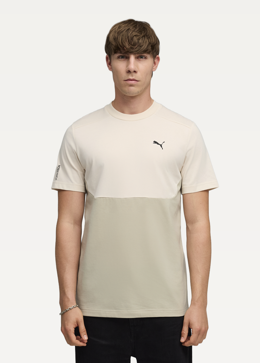 Футболка чоловіча PUMA PUMATECH Tee Alpine Snow