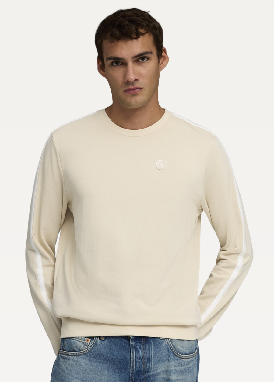 Світшот чоловічий PUMA ESS ELEVATED Crew Alpine Snow