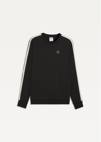 Світшот чоловічий PUMA ESS ELEVATED Crew чорного кольору