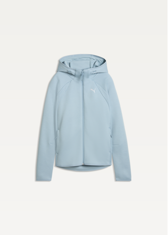 Худі жіноче PUMA EVOSTRIPE Full-Zip Hoodie DK Seafoam