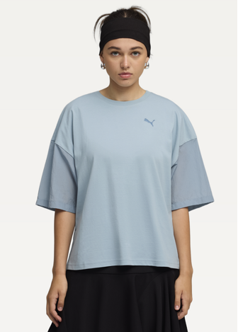 Футболка жіноча PUMA HER Tee Seafoam
