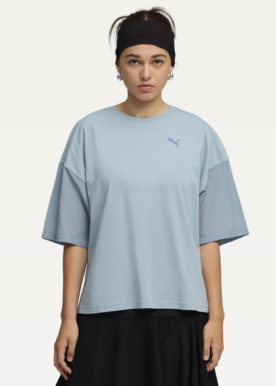 Футболка жіноча PUMA HER Tee Seafoam