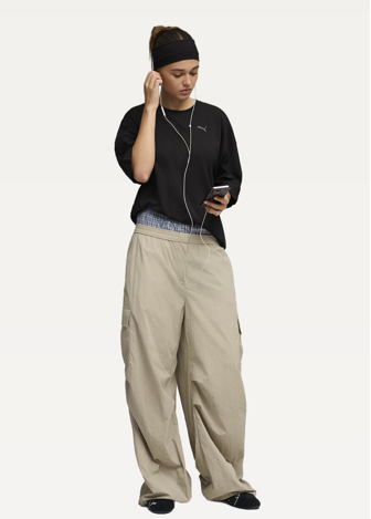 Футболка жіноча PUMA HER Tee чорного кольору