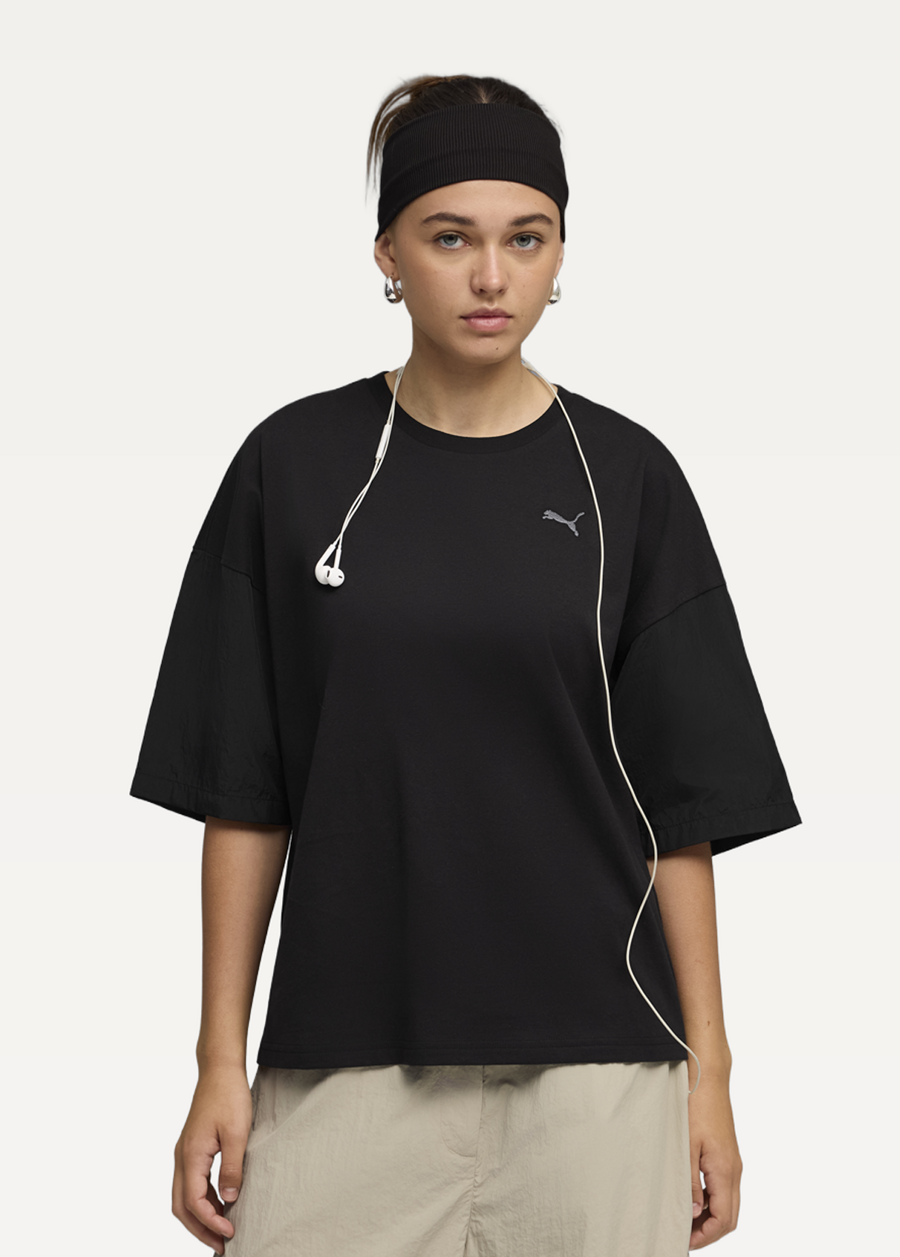 Футболка жіноча PUMA HER Tee чорного кольору