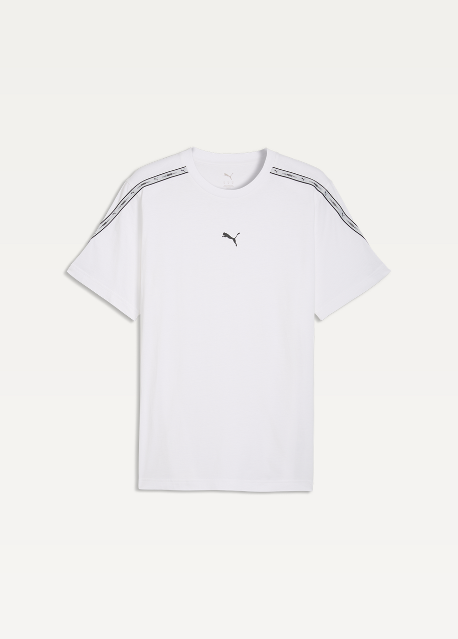 Футболка чоловіча PUMA ESS TAPE Tee білого кольору