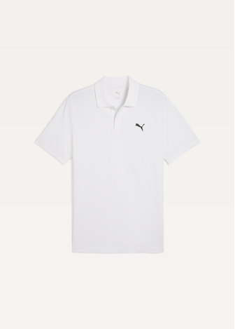 Поло мужское PUMA ESS Pique Polo белого цвета