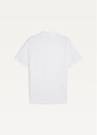 Поло мужское PUMA ESS Pique Polo белого цвета