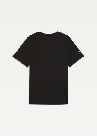 Футболка чоловіча PUMA Ferrari Tonal Shield Tee чорного кольору