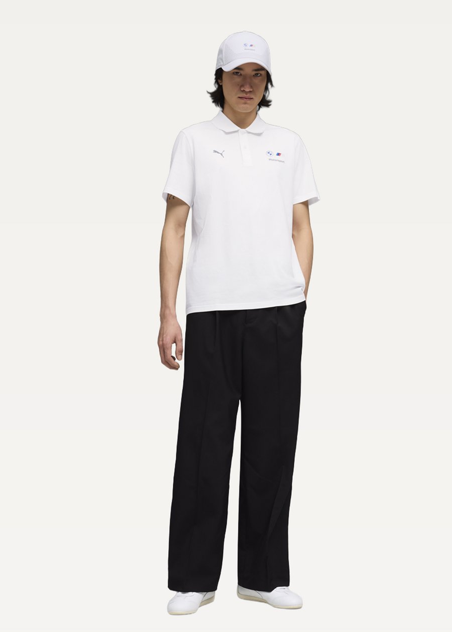 Поло мужское BMW MMS Ess Polo белого цвета