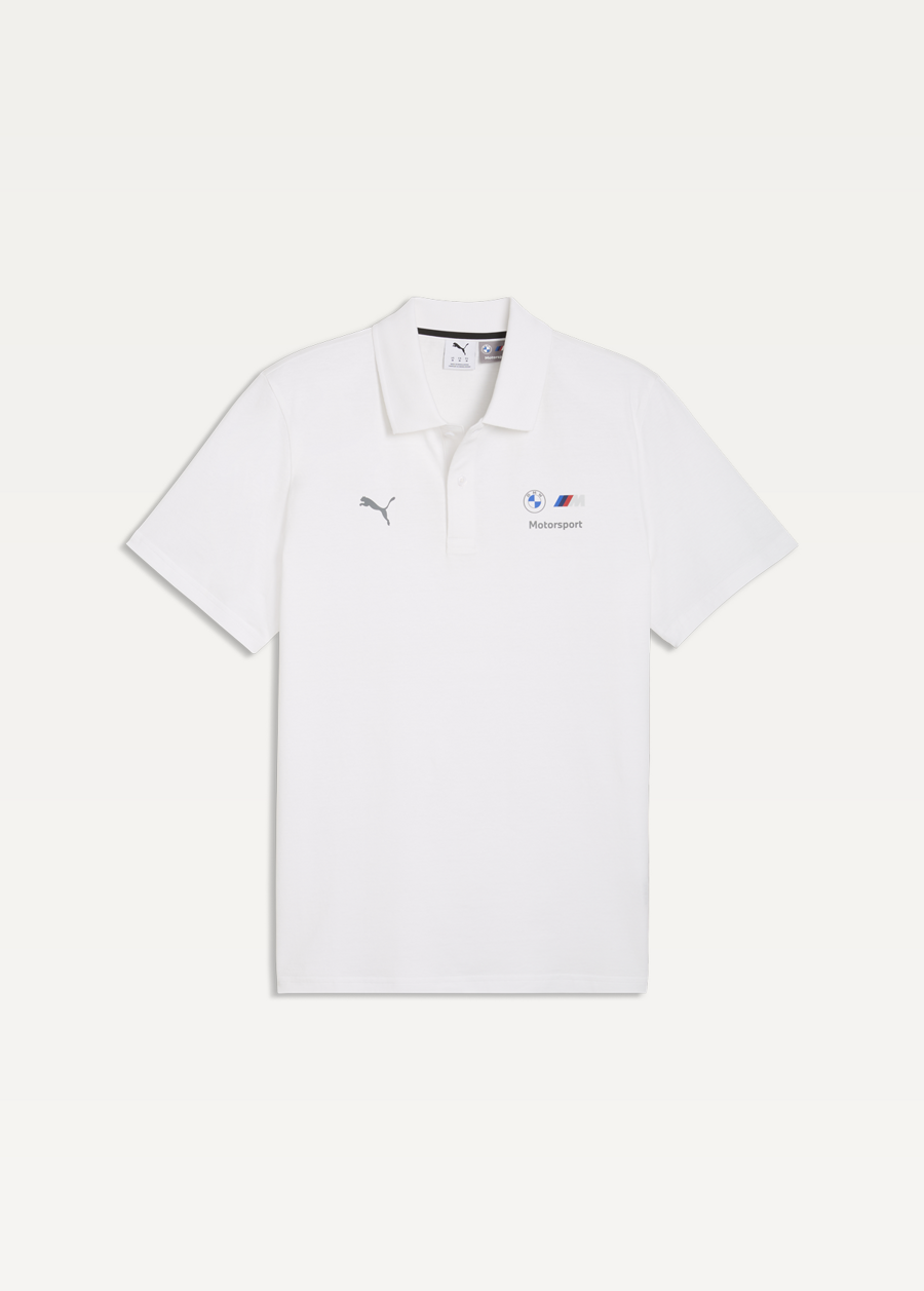 Поло мужское BMW MMS Ess Polo белого цвета