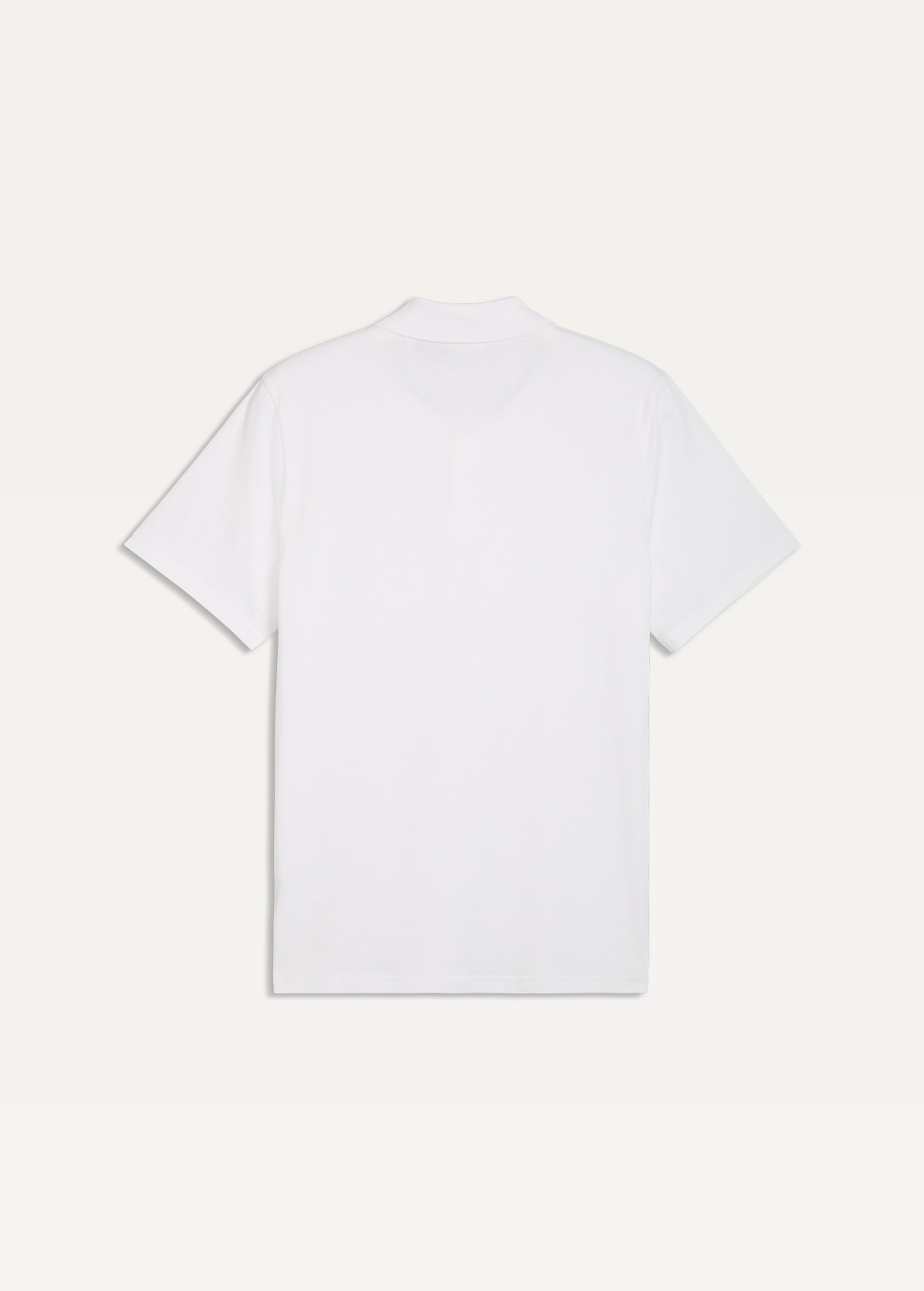 Поло мужское BMW MMS Ess Polo белого цвета