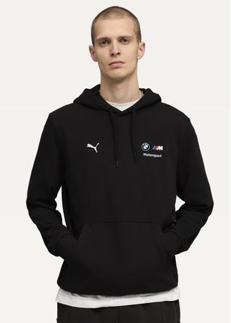 Худи мужское PUMA BMW MMS Ess Hoodie Ft черного цвета