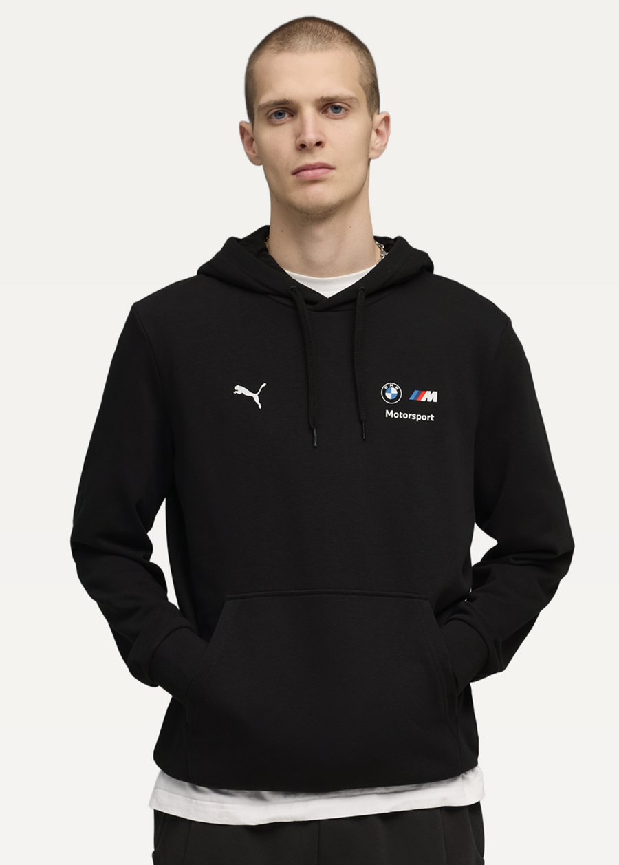 Худі чоловіче PUMA BMW MMS Ess Hoodie Ft чорного кольору