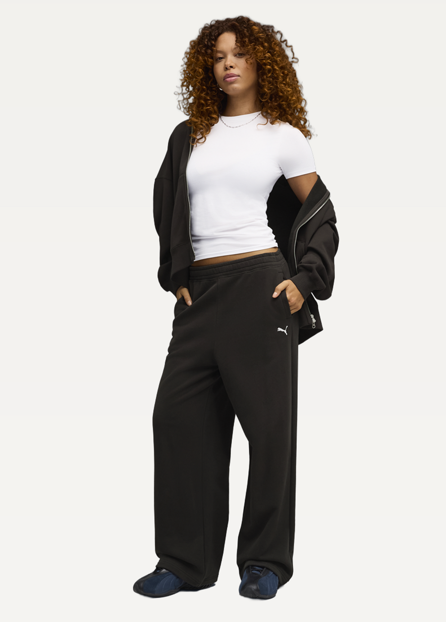 Спортивні штани жіночі PUMA Peach Touch Sweatpants чорного кольору