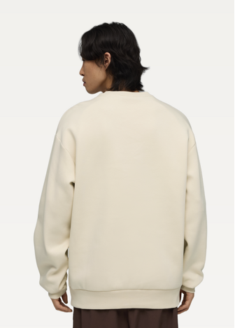 Світшот чоловічий PUMA ESS ELEVATED CAT LOGO Crew Alpine Snow