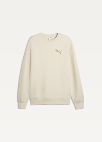 Світшот чоловічий PUMA ESS ELEVATED CAT LOGO Crew Alpine Snow