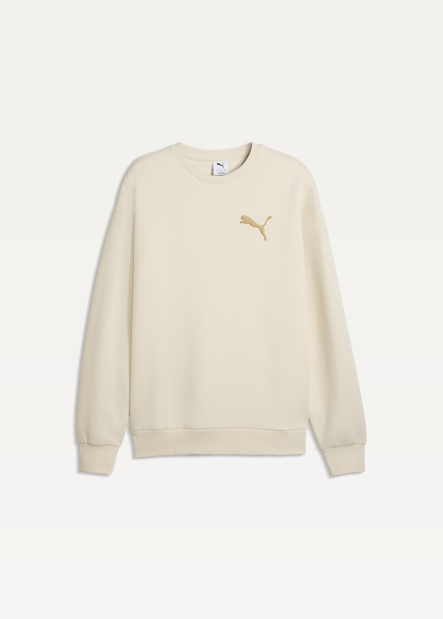 Світшот чоловічий PUMA ESS ELEVATED CAT LOGO Crew Alpine Snow